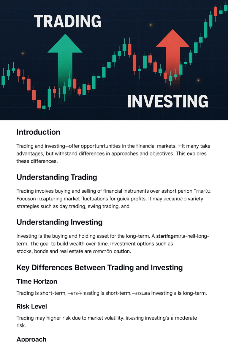 trading vs investing