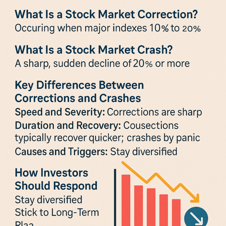 stock market corrections and crashes