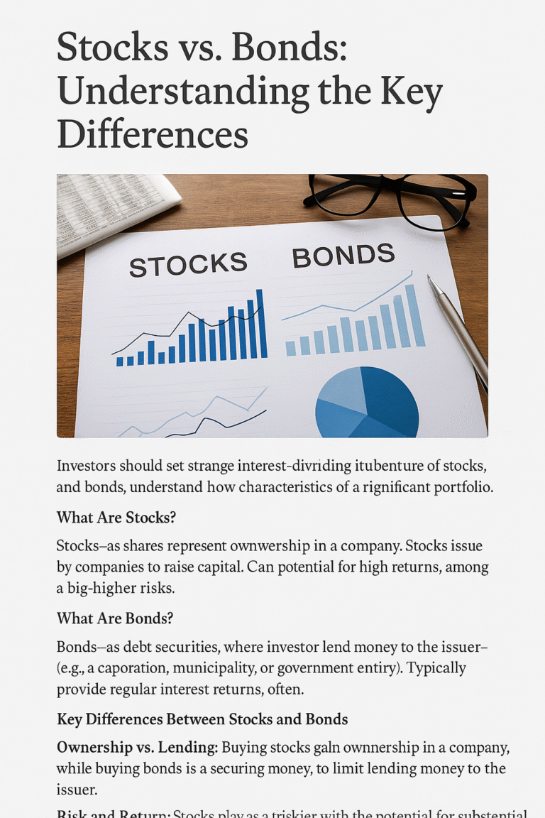 stocks and bonds