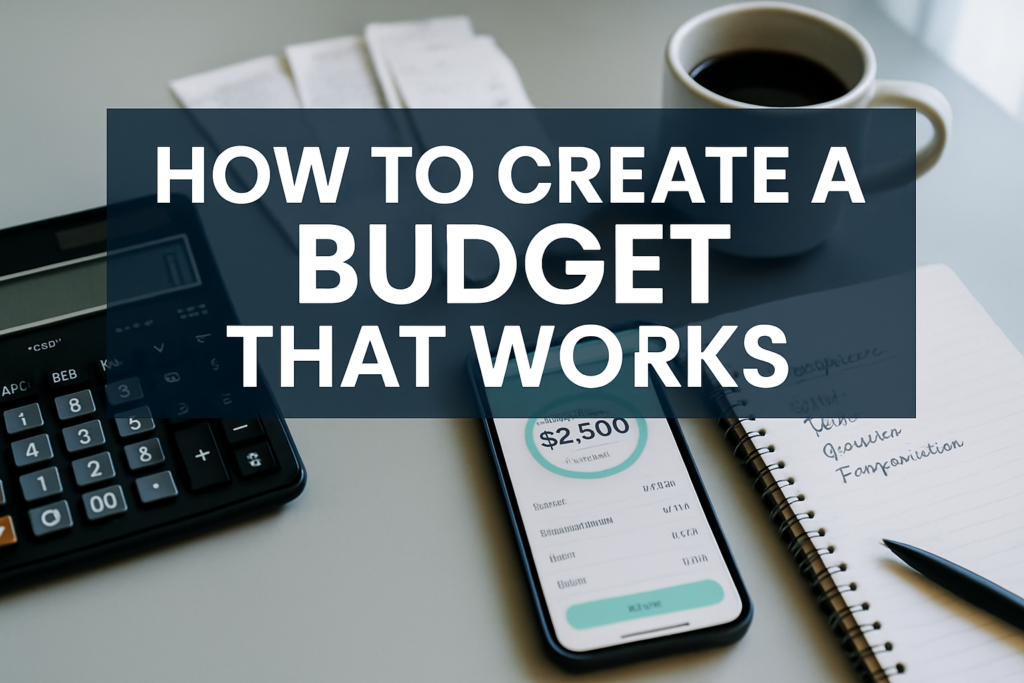 how to create a budget