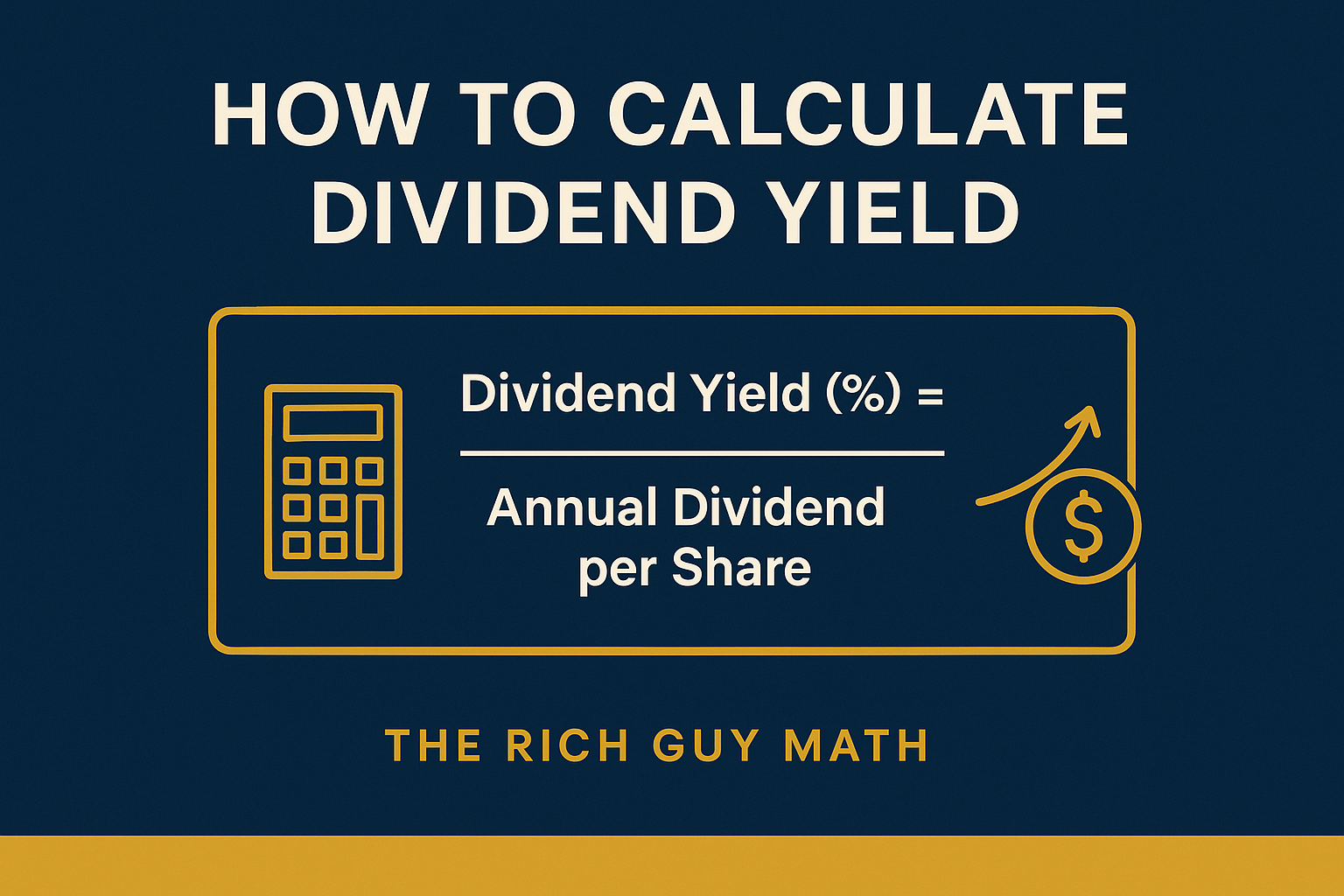 how to calculate dividend yield
