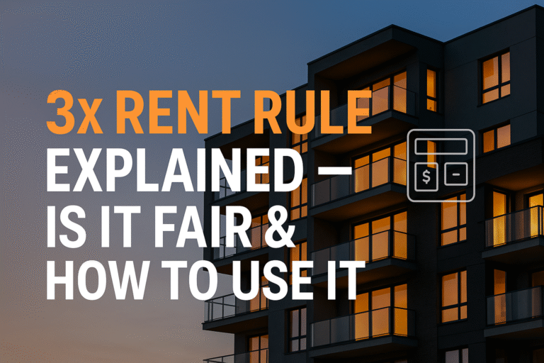 3x rent rule