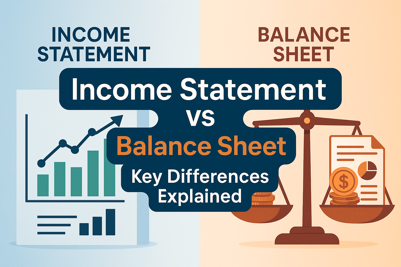 income statement vs balance sheet