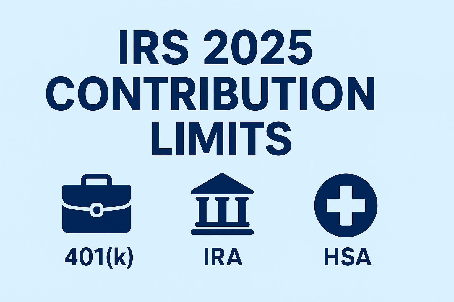 IRS contribution limits 2025