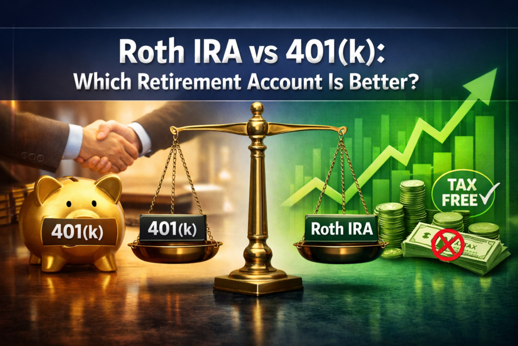 Roth IRA vs 401k