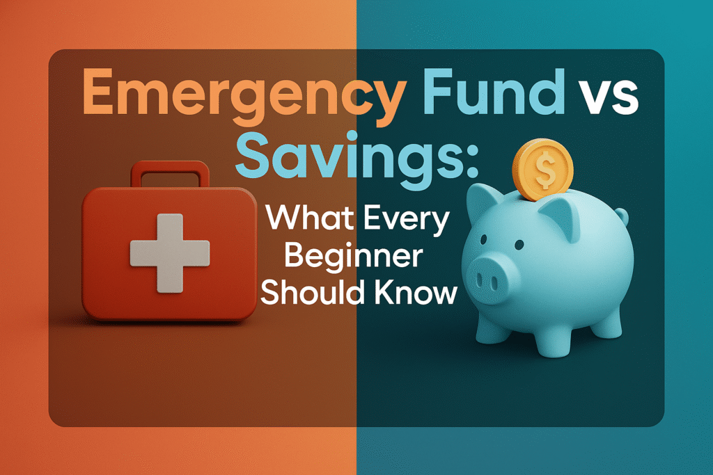 Emergency Fund vs Savings