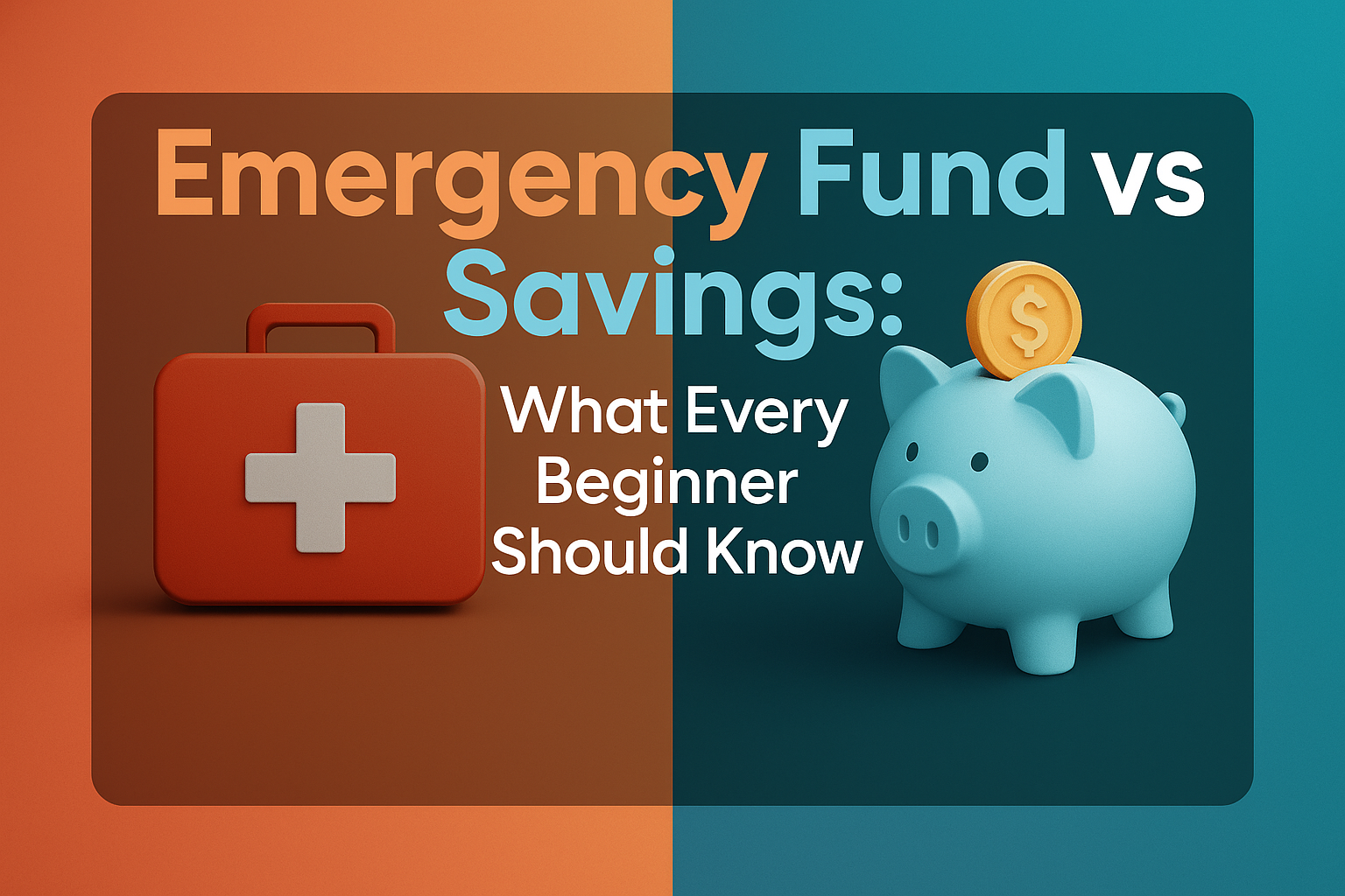 Emergency Fund vs Savings