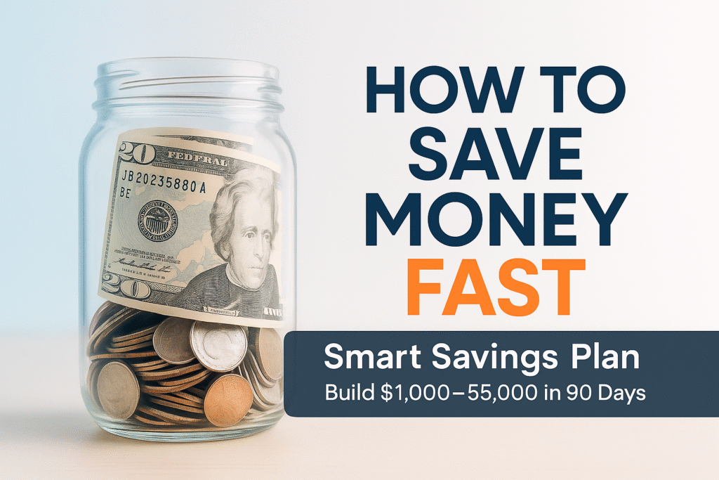 How to save money fast