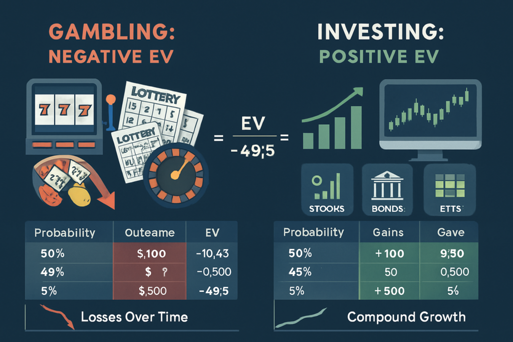 gambling vs investing