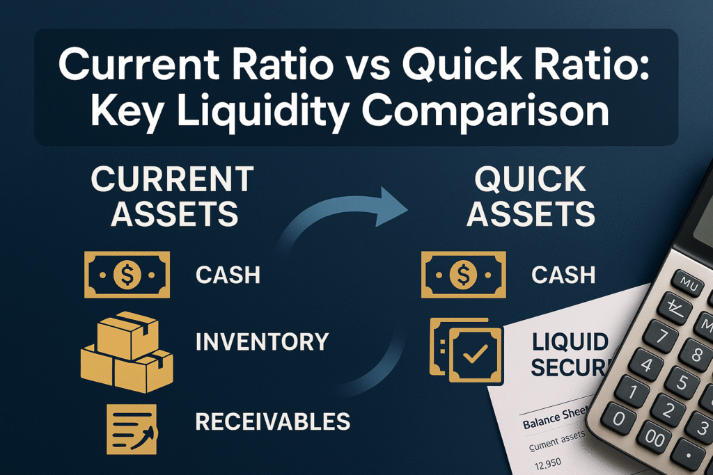 Current Ratio vs Quick Ratio