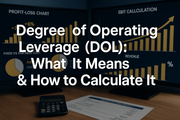 Degree of Operating Leverage
