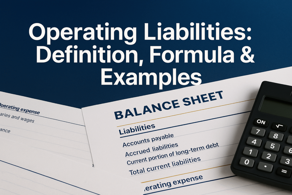Operating Liabilities