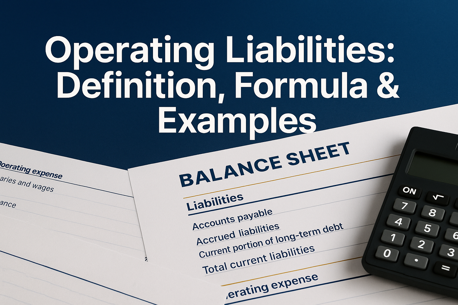 Operating Liabilities