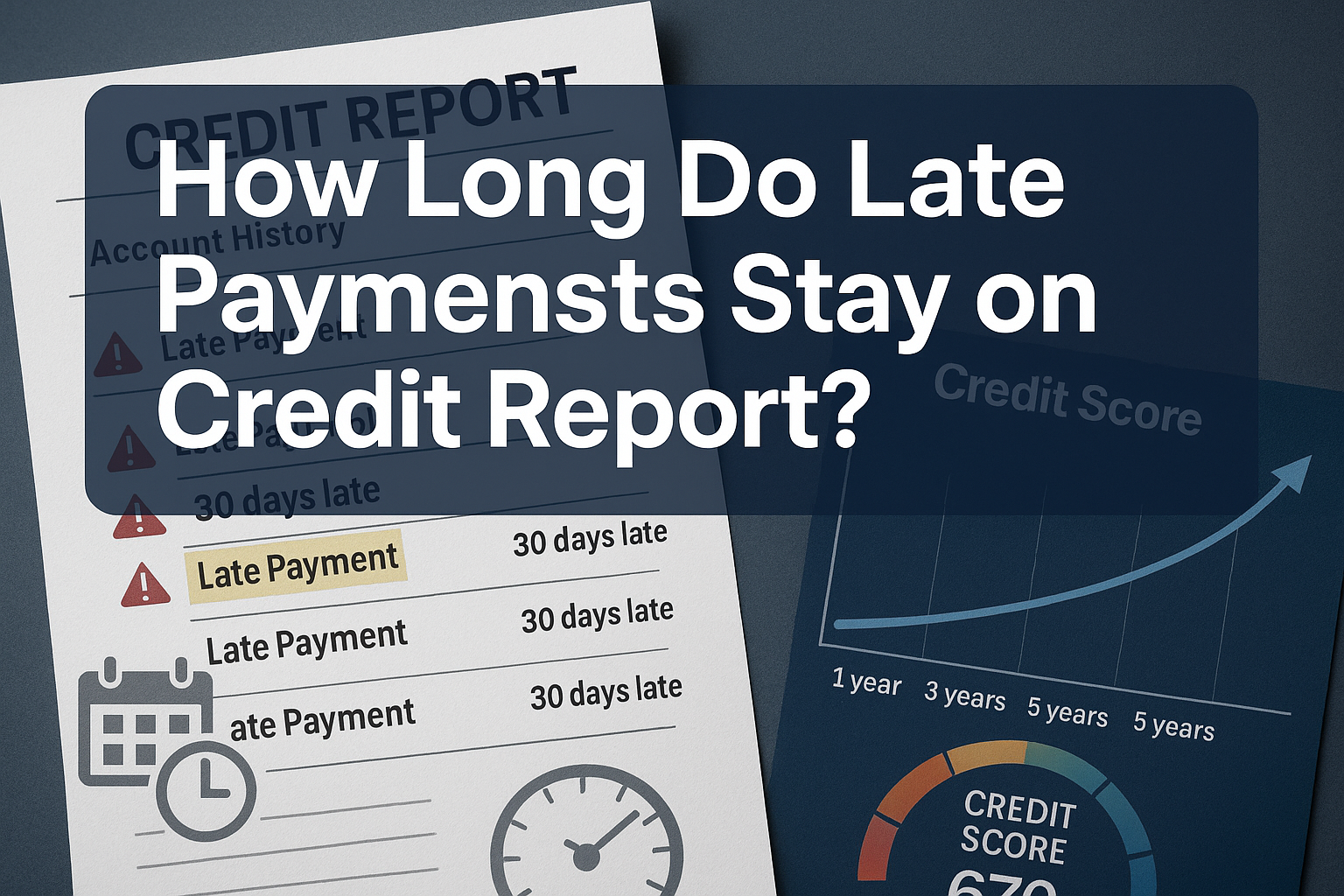 How Long Do Late Payments Stay on Credit Report