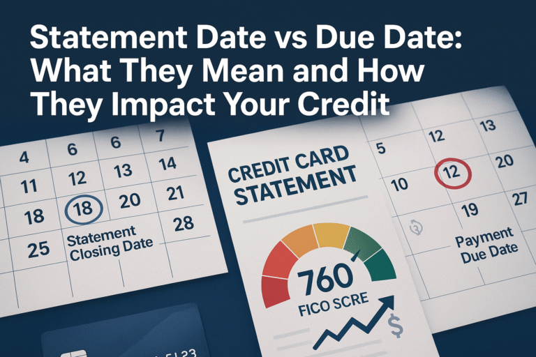 Statement Date vs Due Date