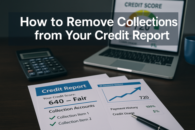 How to Remove Collections from Your Credit Report