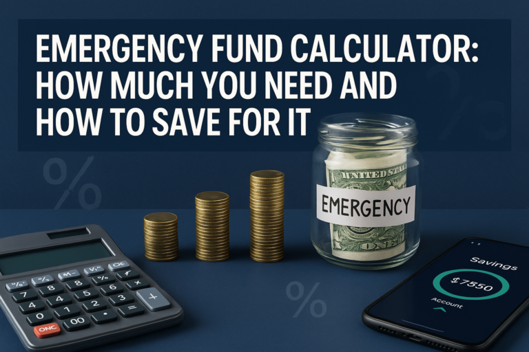 Emergency fund calculator