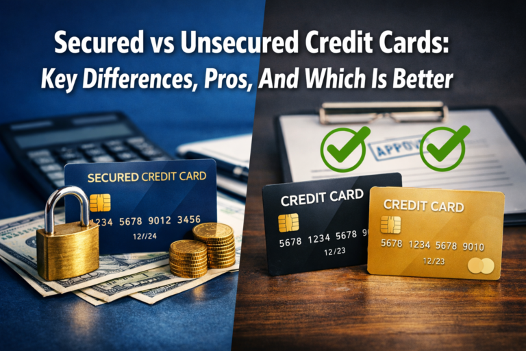 secured vs unsecured credit cards