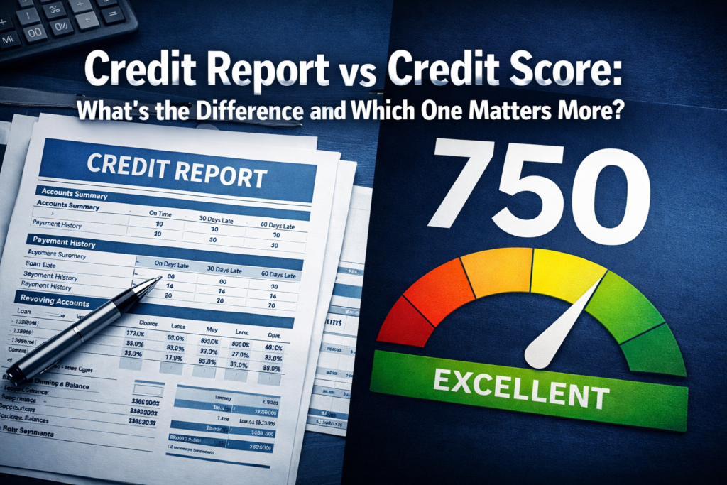 Credit Report vs Credit Score