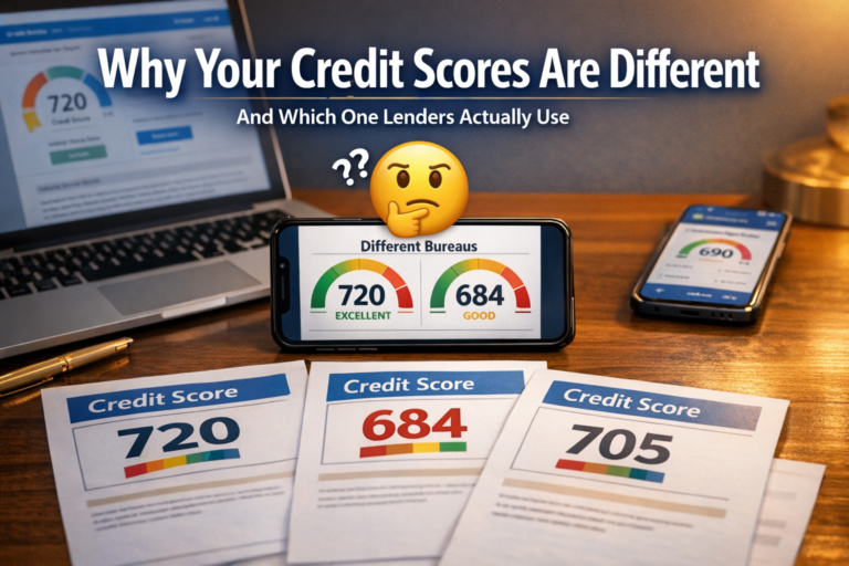 Why Your Credit Scores Are Different