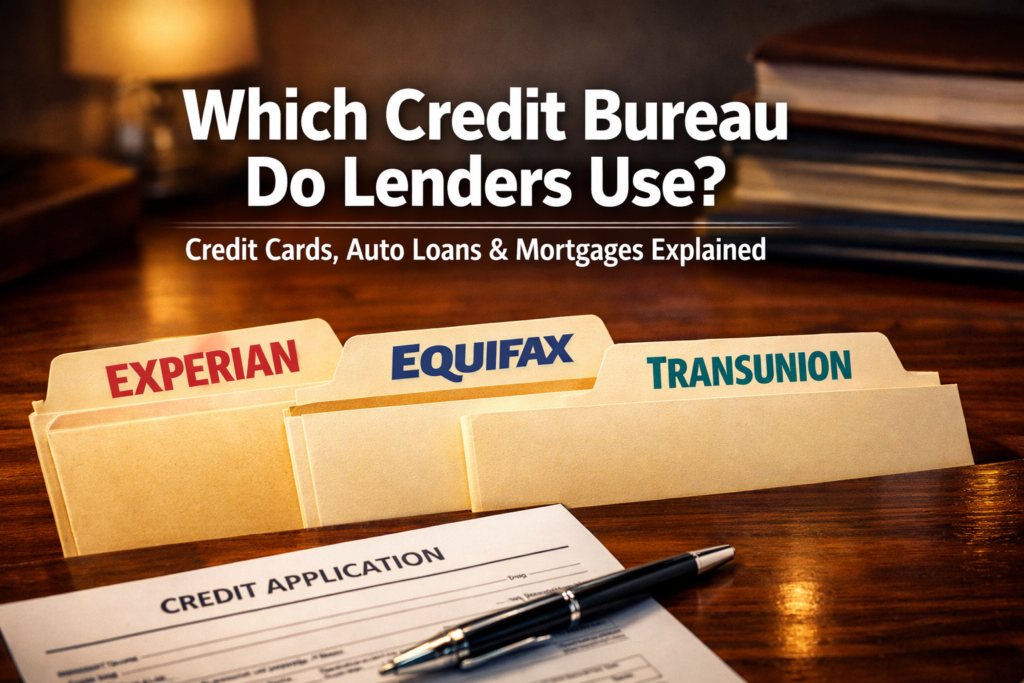 Lender Math Which Credit Bureau Do Lenders Use? Approval Guide - The Rich Guy Math